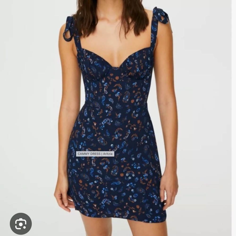 Aritzia Wilfred Cammy Bustier Mini Dress